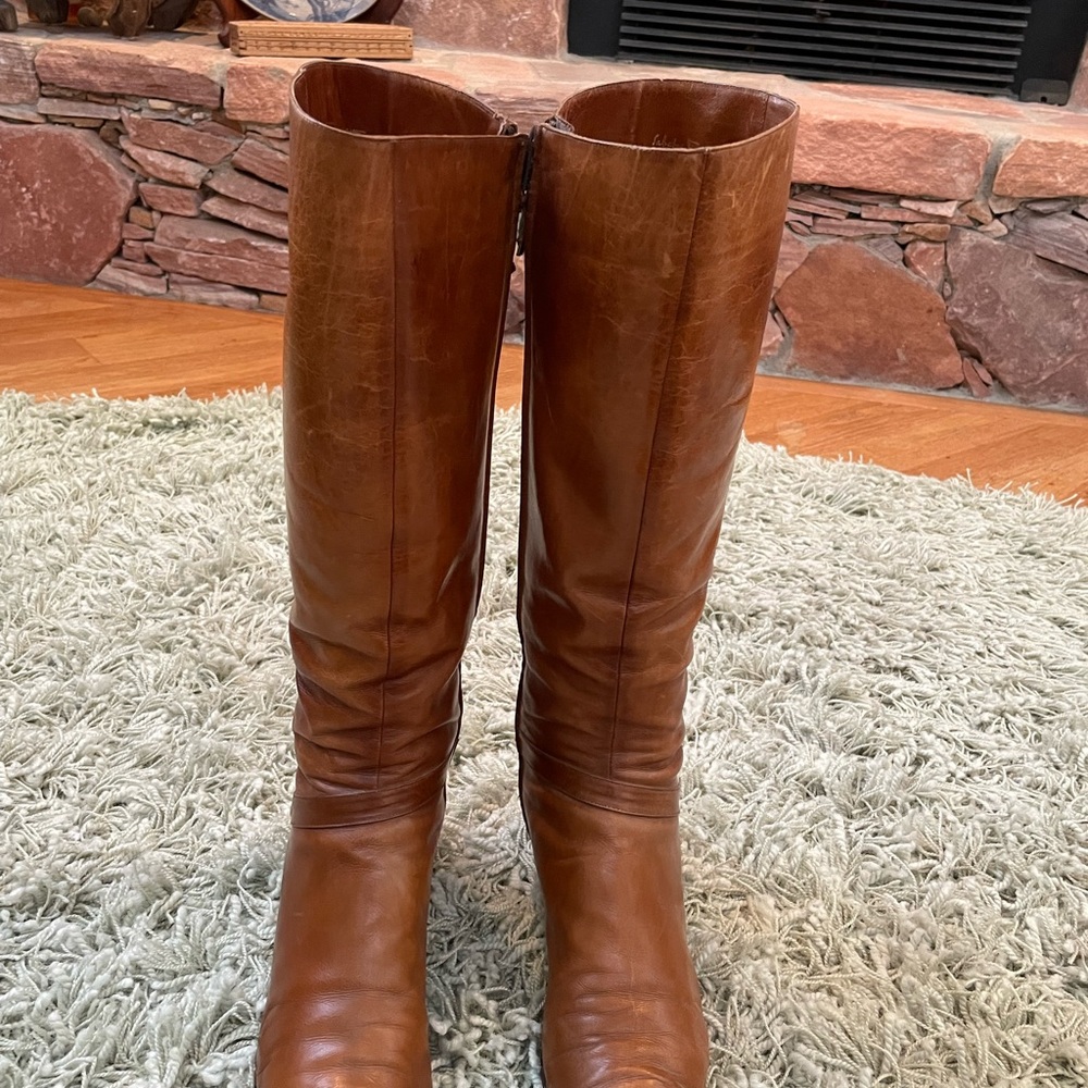 SALVATORE FERRAGAMO LEATHER BOOTS
